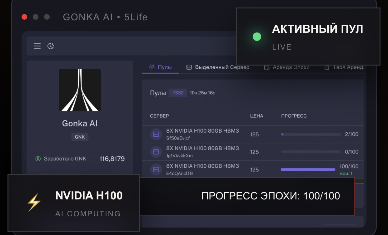GONKA AI platform